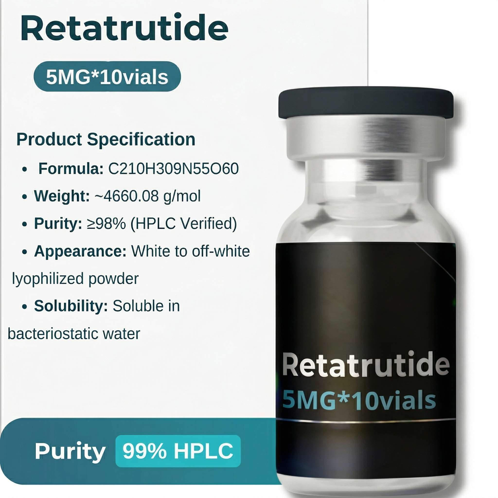 10vials Retatrutide  bodysmartscience